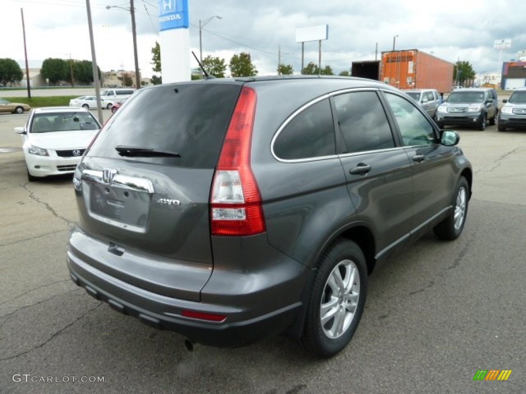 2011 CR-V EX 4WD - Polished Metal Metallic / Black photo #5