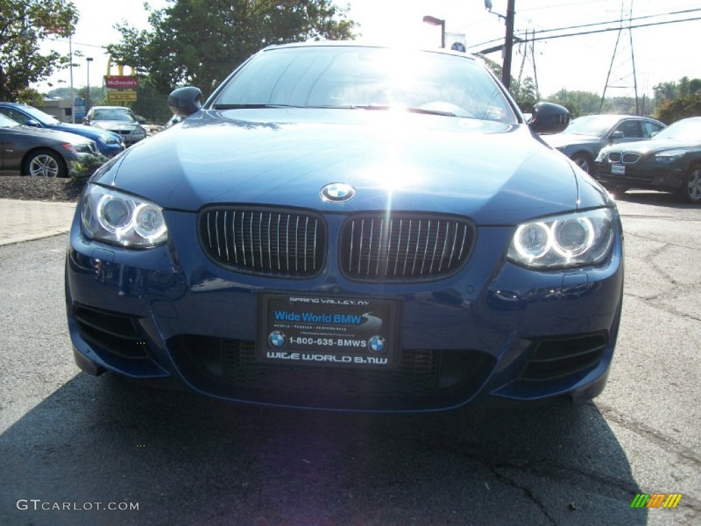 2011 3 Series 335is Coupe - Deep Sea Blue Metallic / Black photo #2