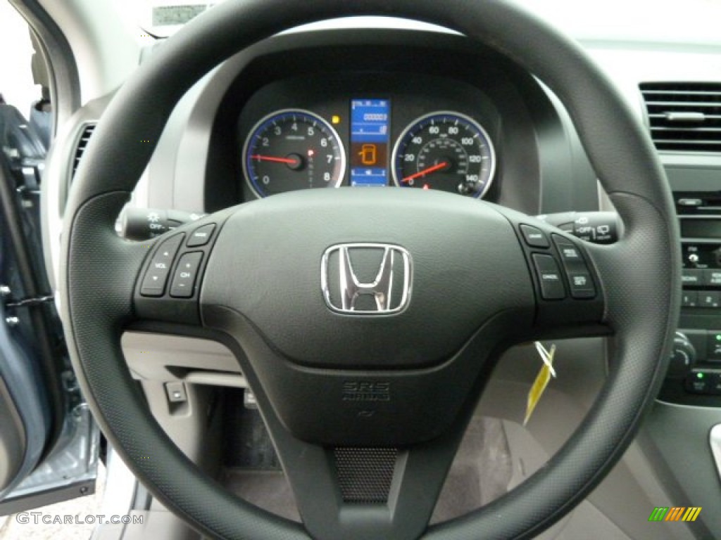 2011 Honda CR-V SE 4WD Gray Steering Wheel Photo #54763701