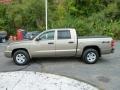 2007 Light Khaki Metallic Dodge Dakota SLT Quad Cab 4x4  photo #2