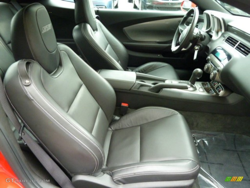 Black Interior 2010 Chevrolet Camaro SS Coupe Photo #54764796