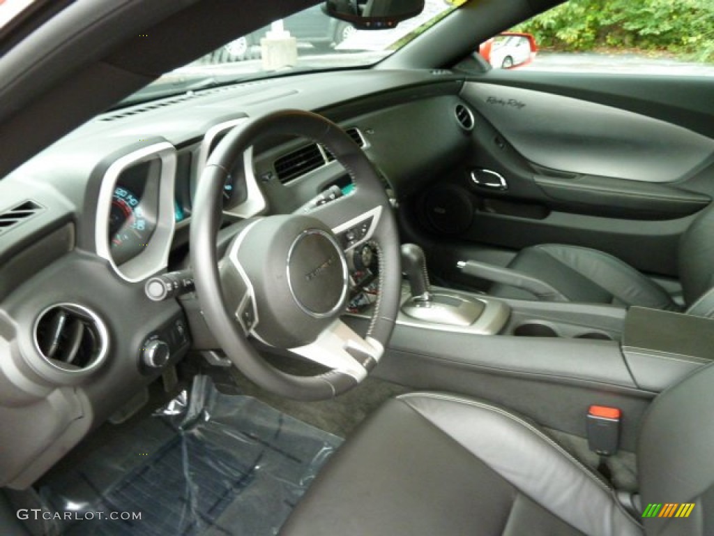 Black Interior 2010 Chevrolet Camaro SS Coupe Photo #54764865