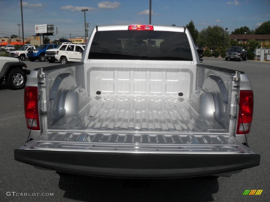 2012 Ram 1500 ST Quad Cab - Bright Silver Metallic / Dark Slate Gray/Medium Graystone photo #16