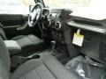 Black 2012 Jeep Wrangler Unlimited Rubicon 4x4 Interior Color