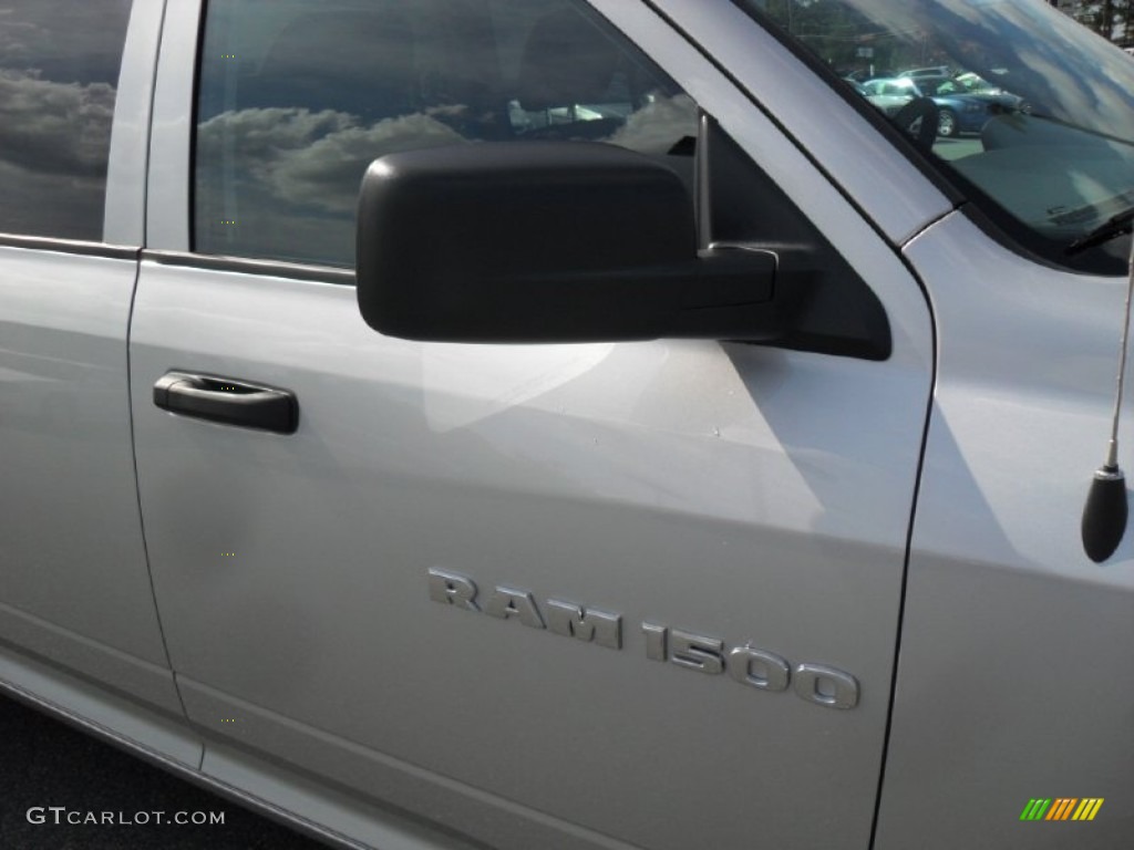 2012 Ram 1500 ST Quad Cab - Bright Silver Metallic / Dark Slate Gray/Medium Graystone photo #21