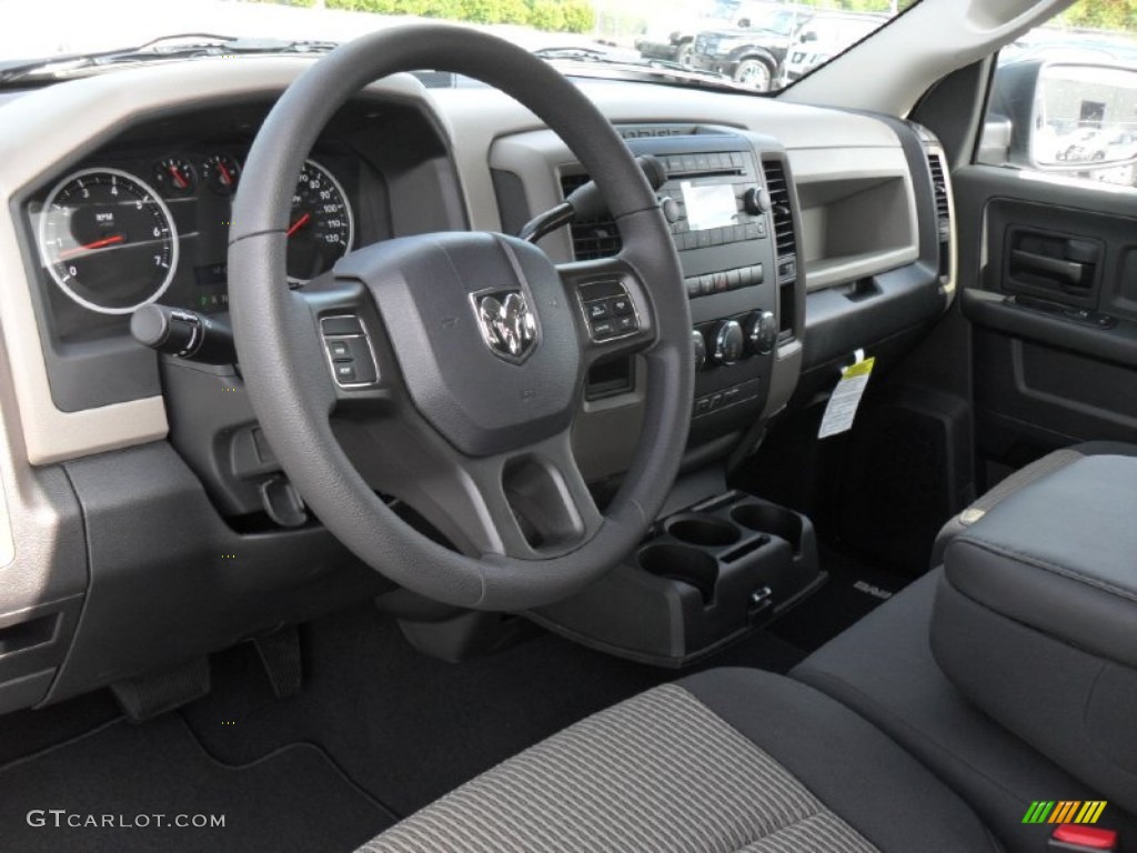 Dark Slate Gray/Medium Graystone Interior 2012 Dodge Ram 1500 ST Quad Cab Photo #54765042