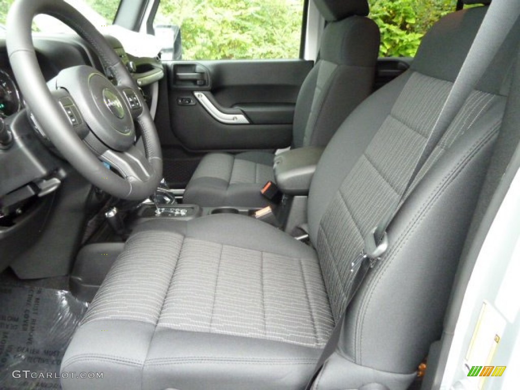 Black Interior 2012 Jeep Wrangler Unlimited Rubicon 4x4 Photo #54765063