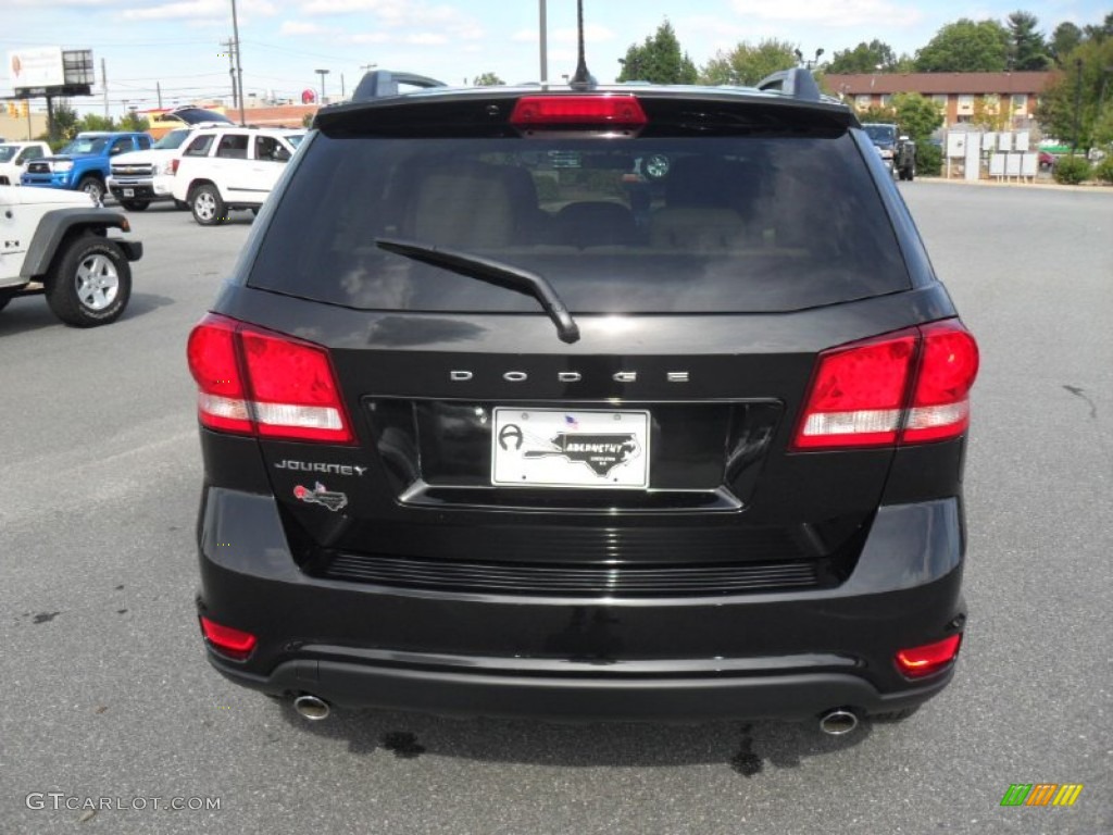 2012 Journey SXT - Brilliant Black Crystal Pearl / Black/Light Frost Beige photo #3