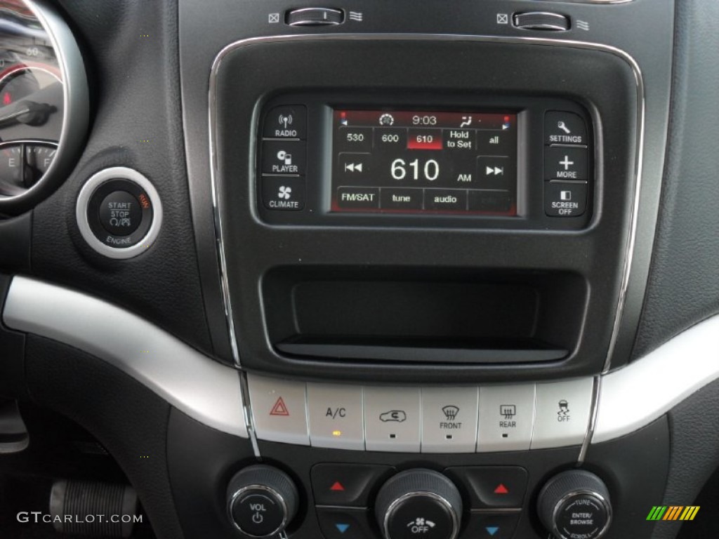 2012 Journey SXT - Brilliant Black Crystal Pearl / Black/Light Frost Beige photo #10