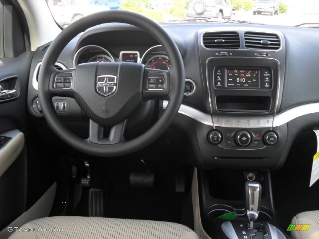 2012 Journey SXT - Brilliant Black Crystal Pearl / Black/Light Frost Beige photo #14