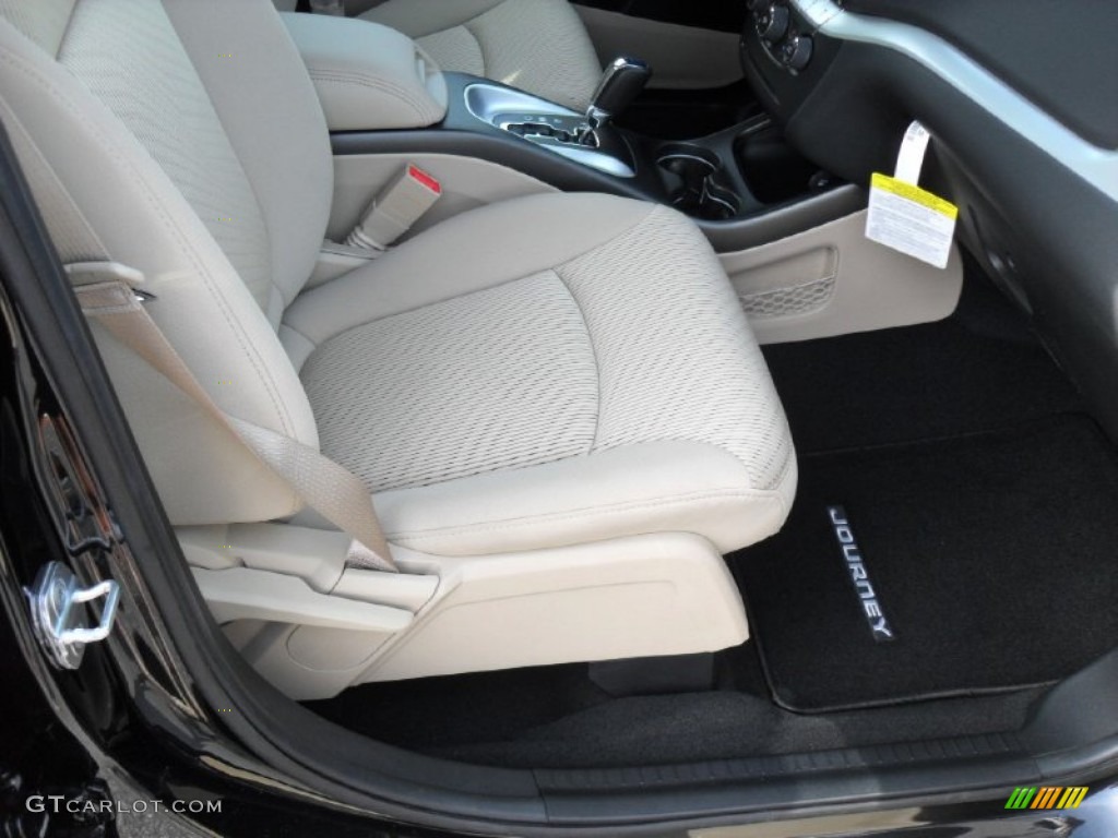 2012 Journey SXT - Brilliant Black Crystal Pearl / Black/Light Frost Beige photo #18