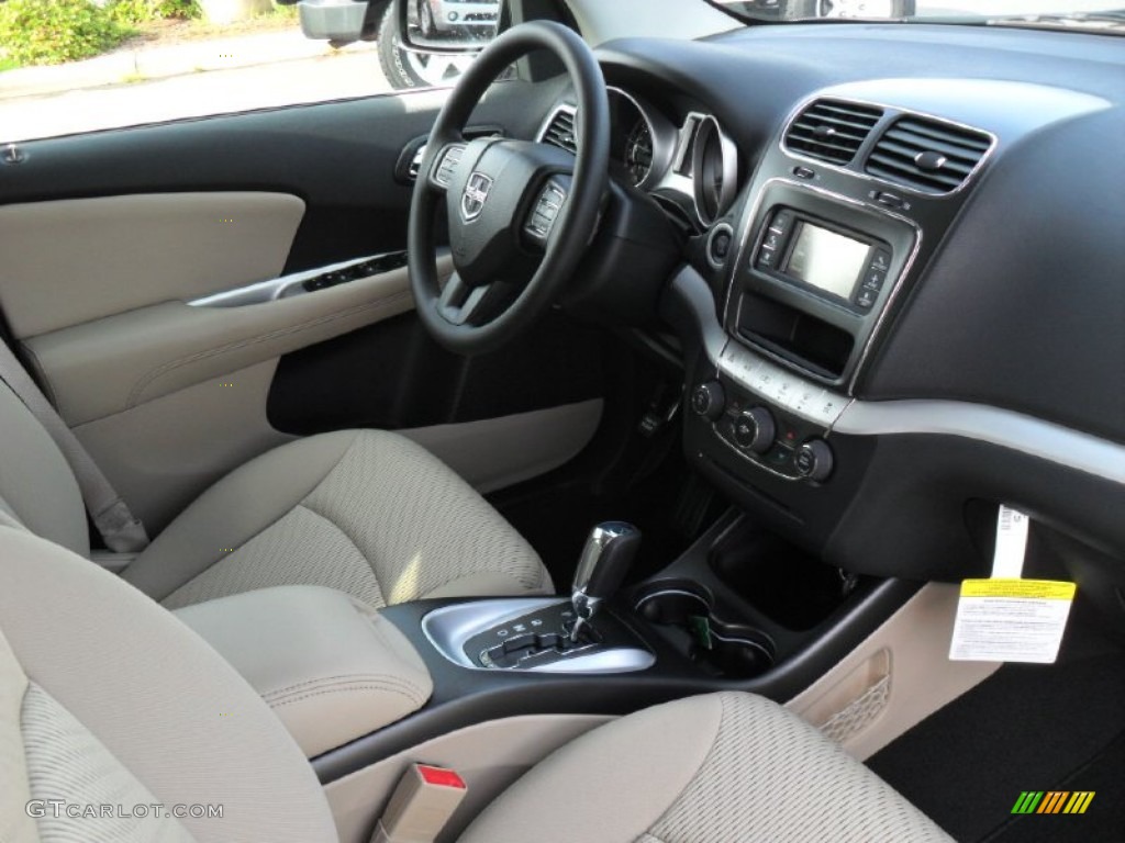 2012 Journey SXT - Brilliant Black Crystal Pearl / Black/Light Frost Beige photo #19