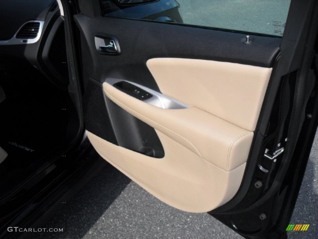 2012 Journey SXT - Brilliant Black Crystal Pearl / Black/Light Frost Beige photo #20