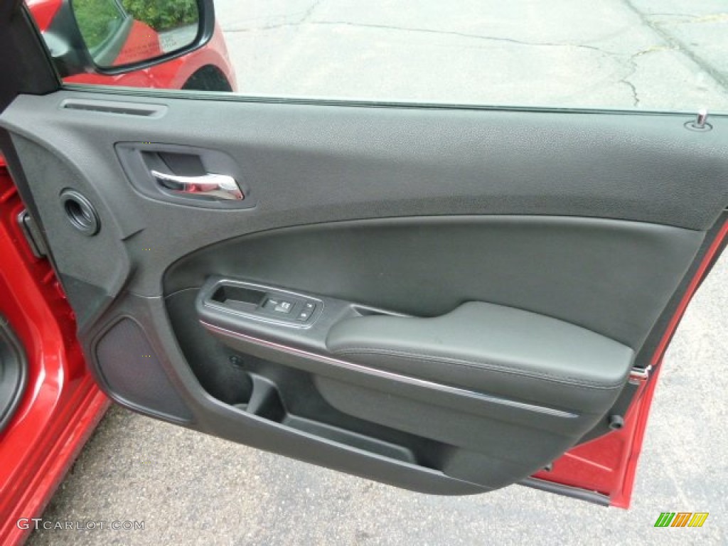 2012 Dodge Charger SE Black Door Panel Photo #54765453