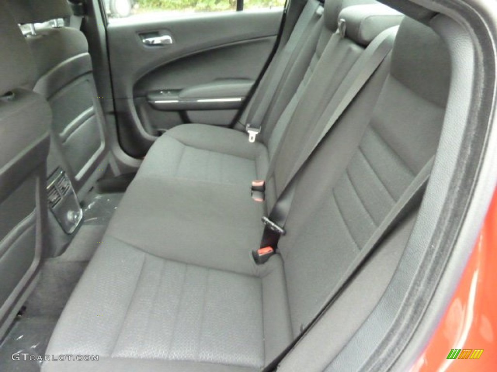 Black Interior 2012 Dodge Charger SE Photo #54765486
