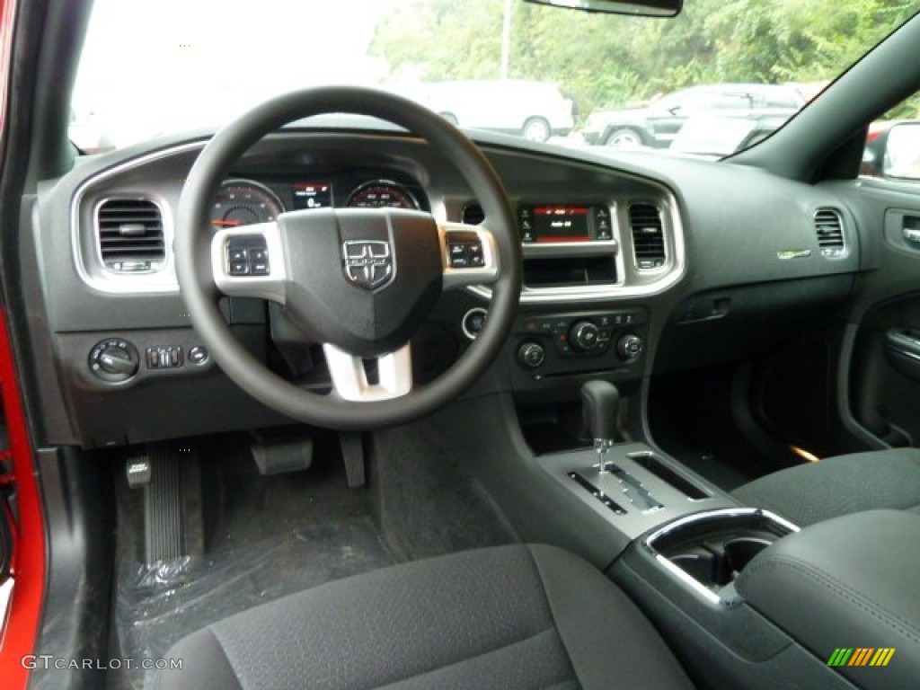 2012 Dodge Charger SE Black Dashboard Photo #54765495