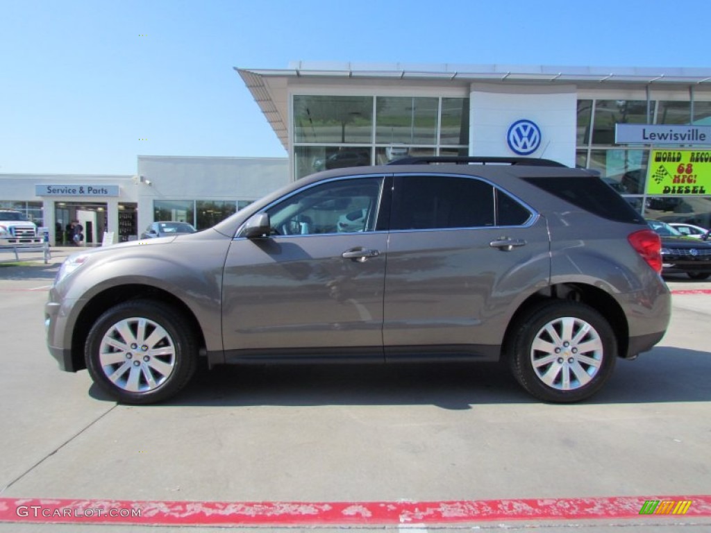 2011 Equinox LT - Mocha Steel Metallic / Jet Black photo #2