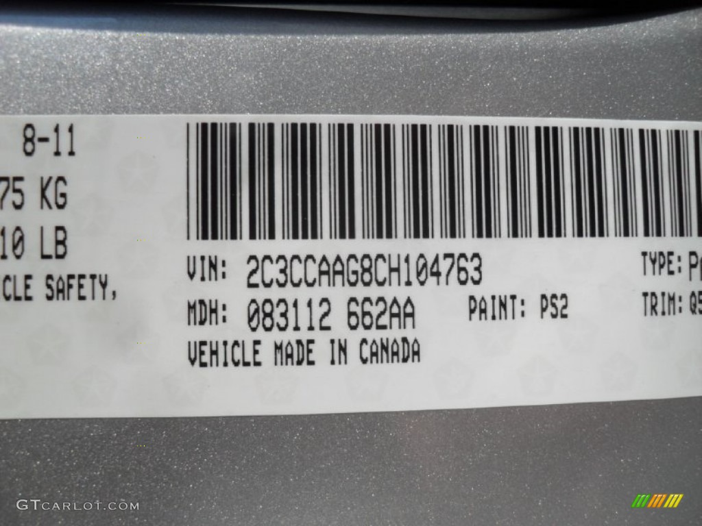 2012 300  - Bright Silver Metallic / Black photo #6