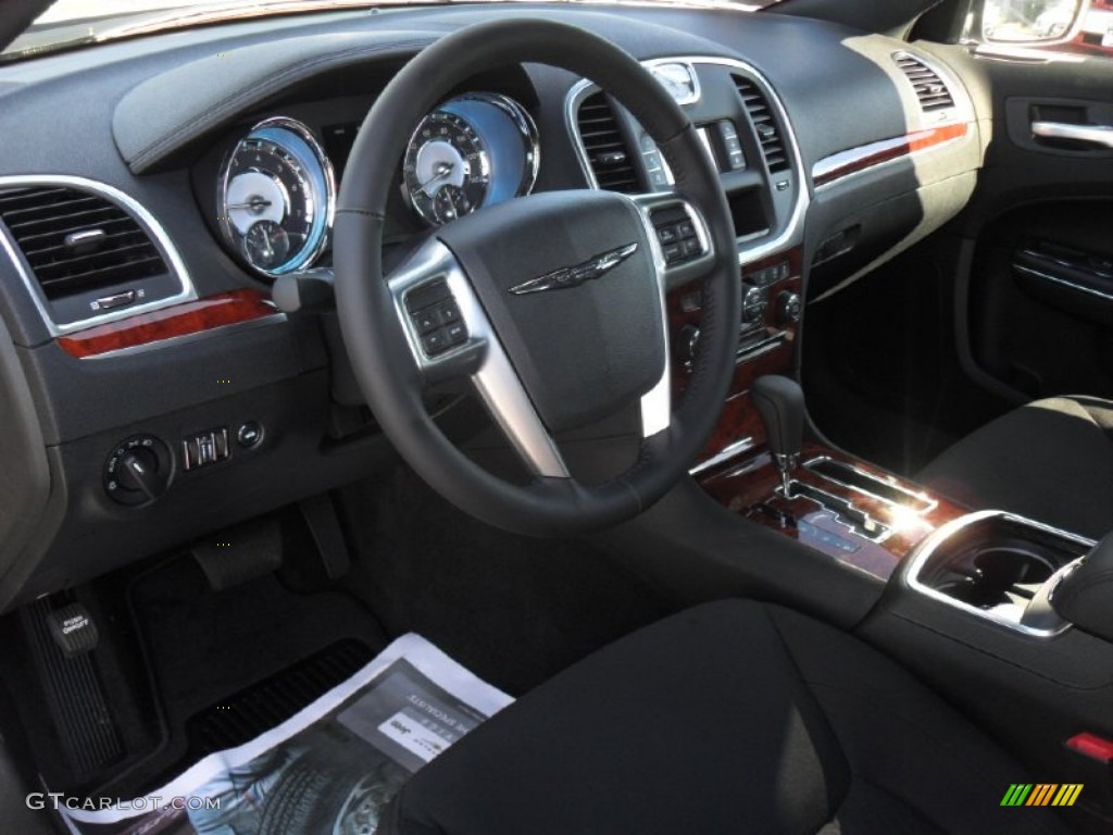 Black Interior 2012 Chrysler 300 Standard 300 Model Photo #54765714
