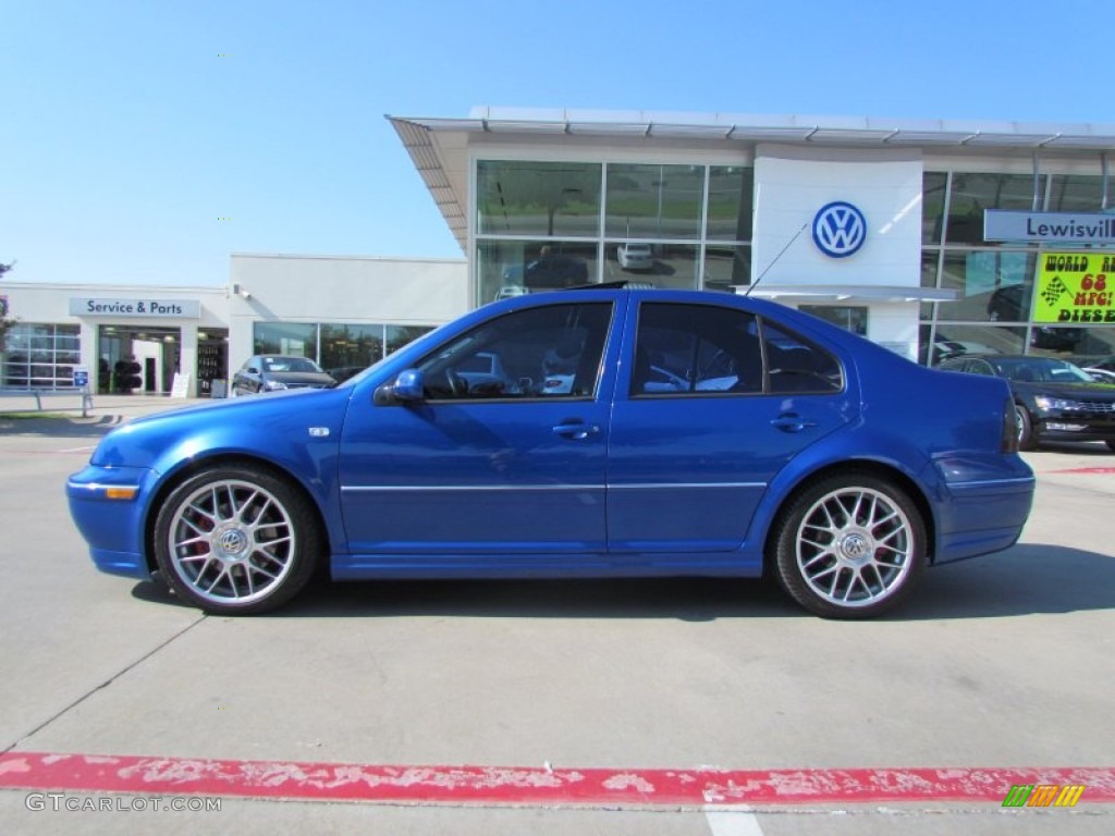 2005 Jetta GLI Sedan - Blue Lagoon Metallic / Black photo #2