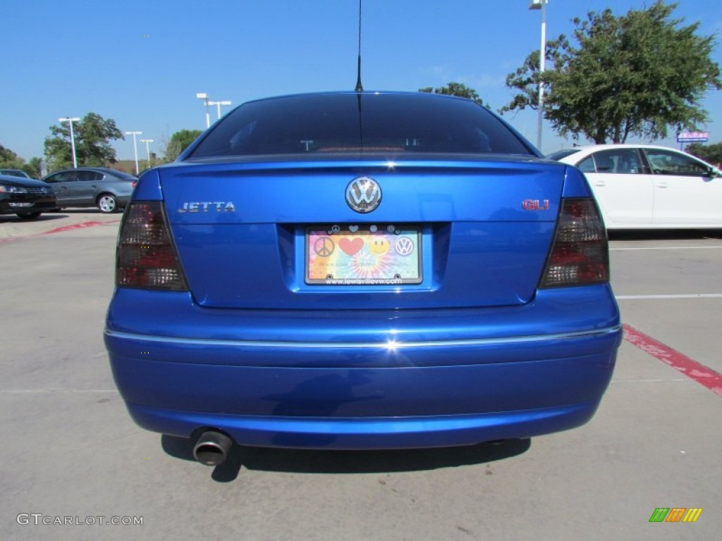 2005 Jetta GLI Sedan - Blue Lagoon Metallic / Black photo #4
