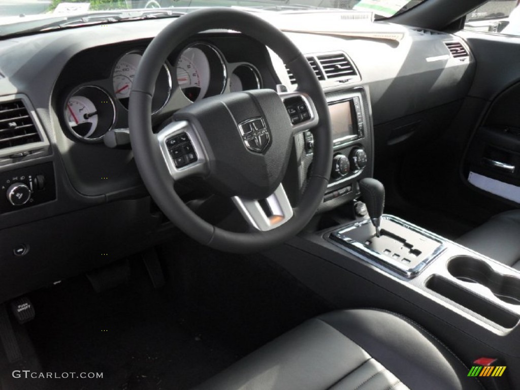 Dark Slate Gray Interior 2012 Dodge Challenger R/T Plus Photo #54766377