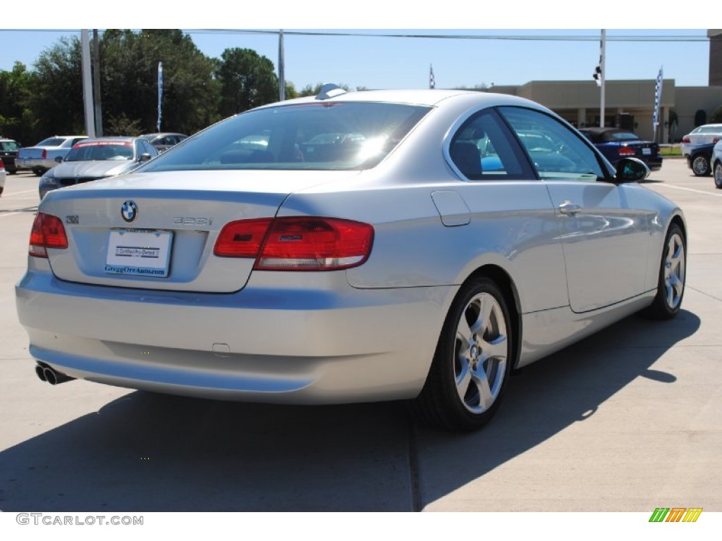 2008 3 Series 328i Coupe - Titanium Silver Metallic / Black photo #5