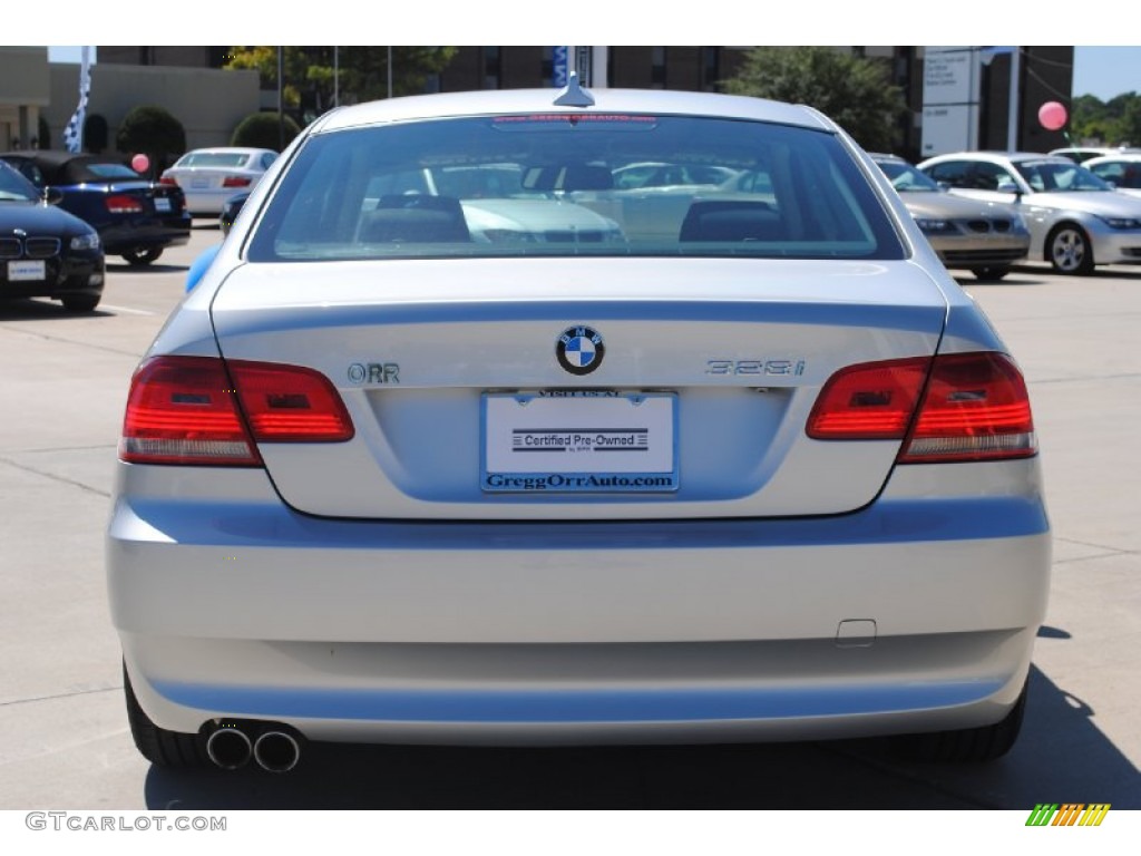 2008 3 Series 328i Coupe - Titanium Silver Metallic / Black photo #6