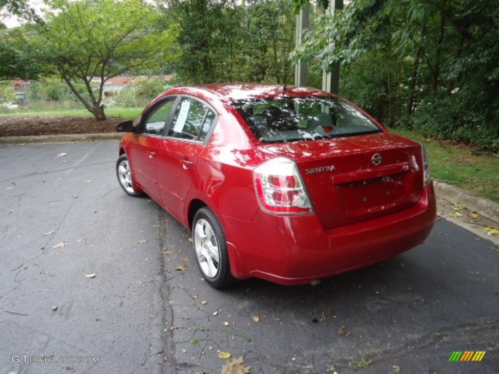 2009 Sentra 2.0 S - Red Brick / Charcoal photo #5