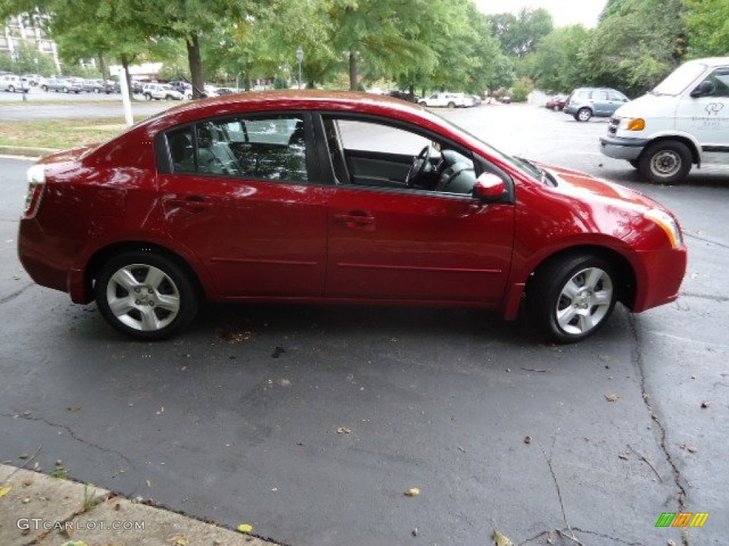 2009 Sentra 2.0 S - Red Brick / Charcoal photo #8