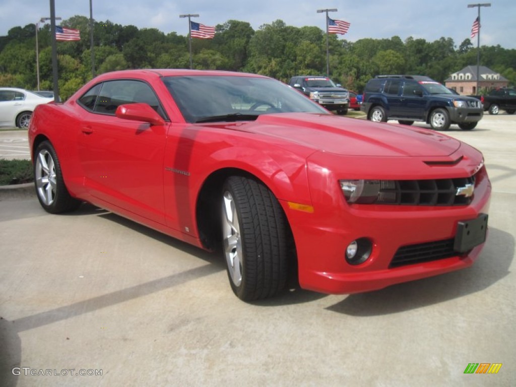 Victory Red 2010 Chevrolet Camaro SS Coupe Exterior Photo #54768438