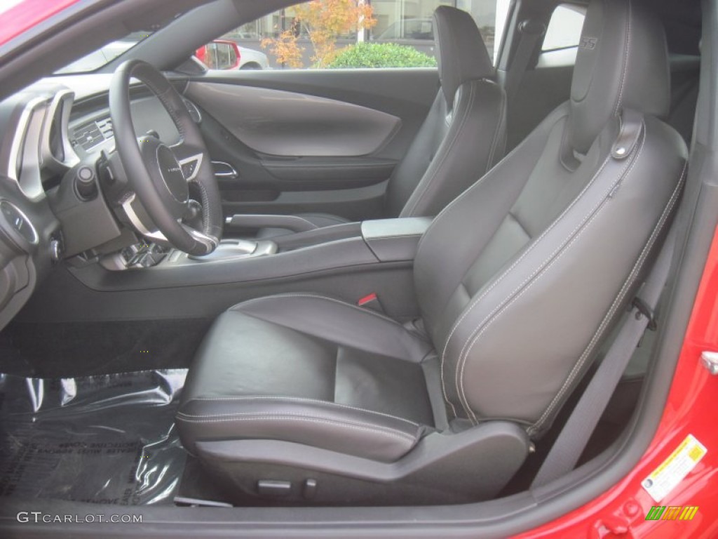 Black Interior 2010 Chevrolet Camaro SS Coupe Photo #54768484