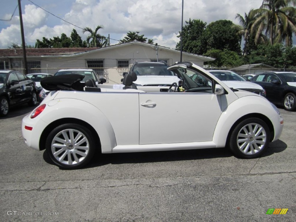 2009 New Beetle 2.5 Convertible - Candy White / Black photo #2