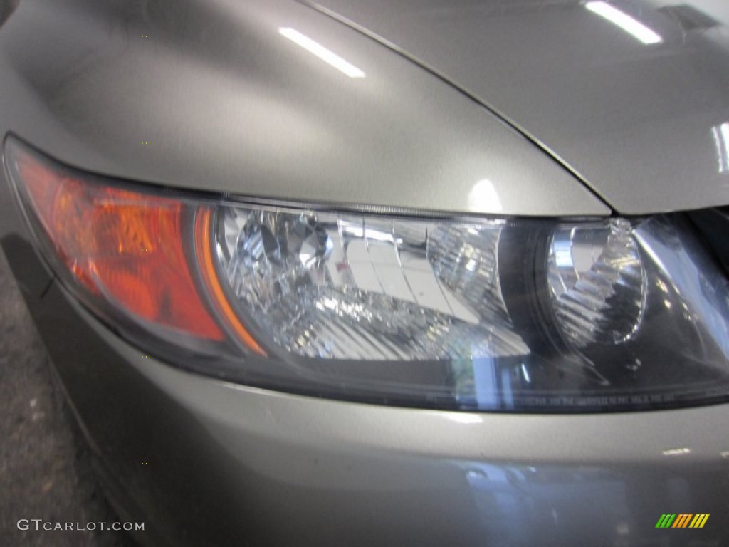 2006 Civic EX Coupe - Sparkle Gray Pearl / Gray photo #5