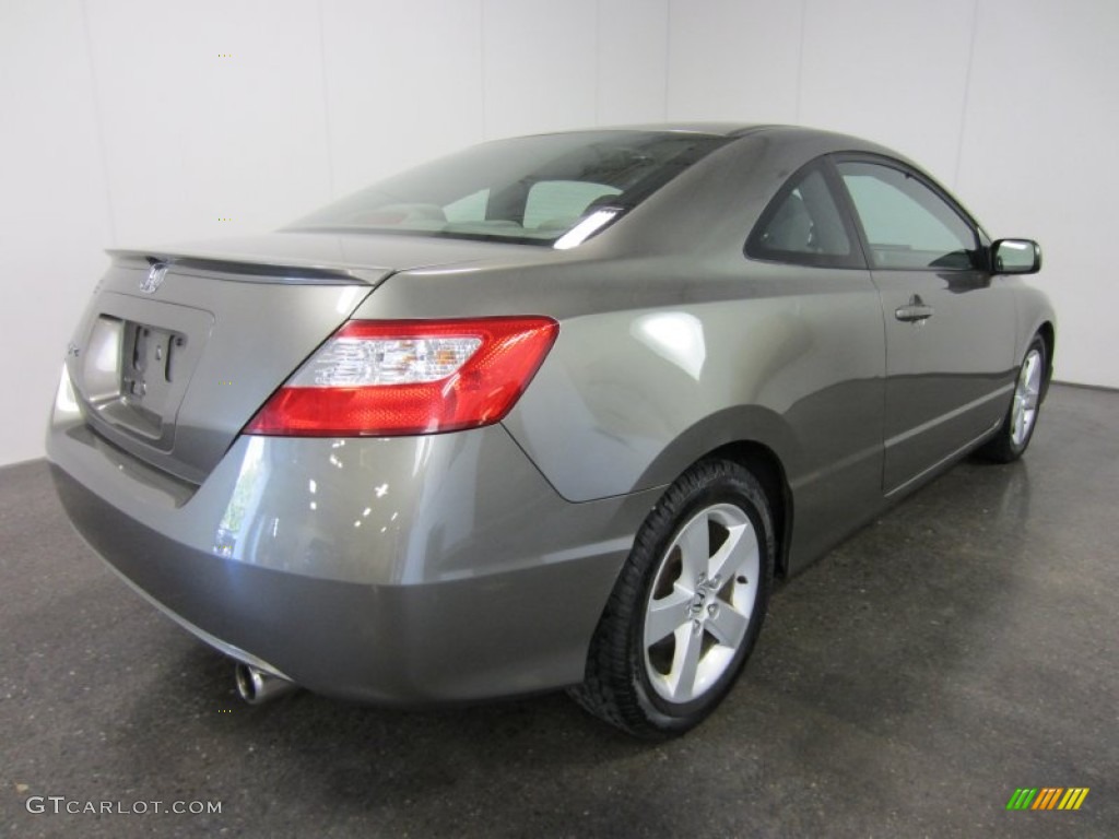 2006 Civic EX Coupe - Sparkle Gray Pearl / Gray photo #9