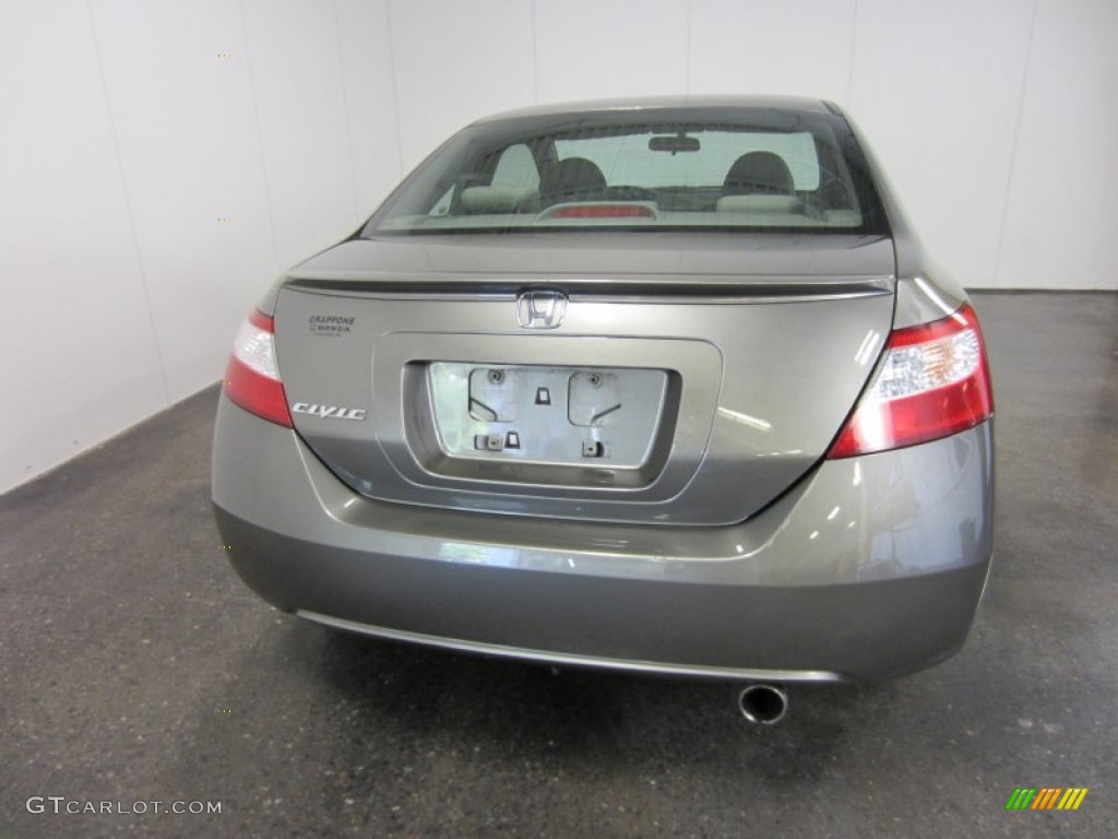 2006 Civic EX Coupe - Sparkle Gray Pearl / Gray photo #10