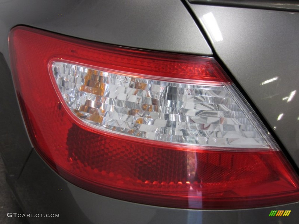 2006 Civic EX Coupe - Sparkle Gray Pearl / Gray photo #13