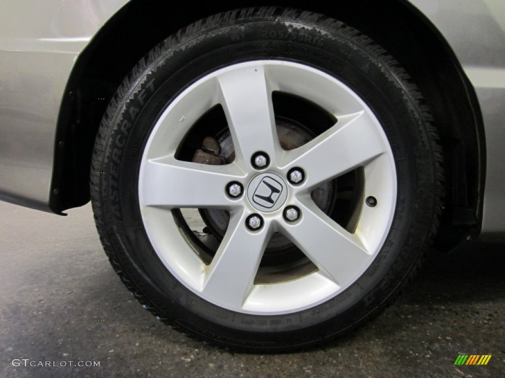 2006 Civic EX Coupe - Sparkle Gray Pearl / Gray photo #15