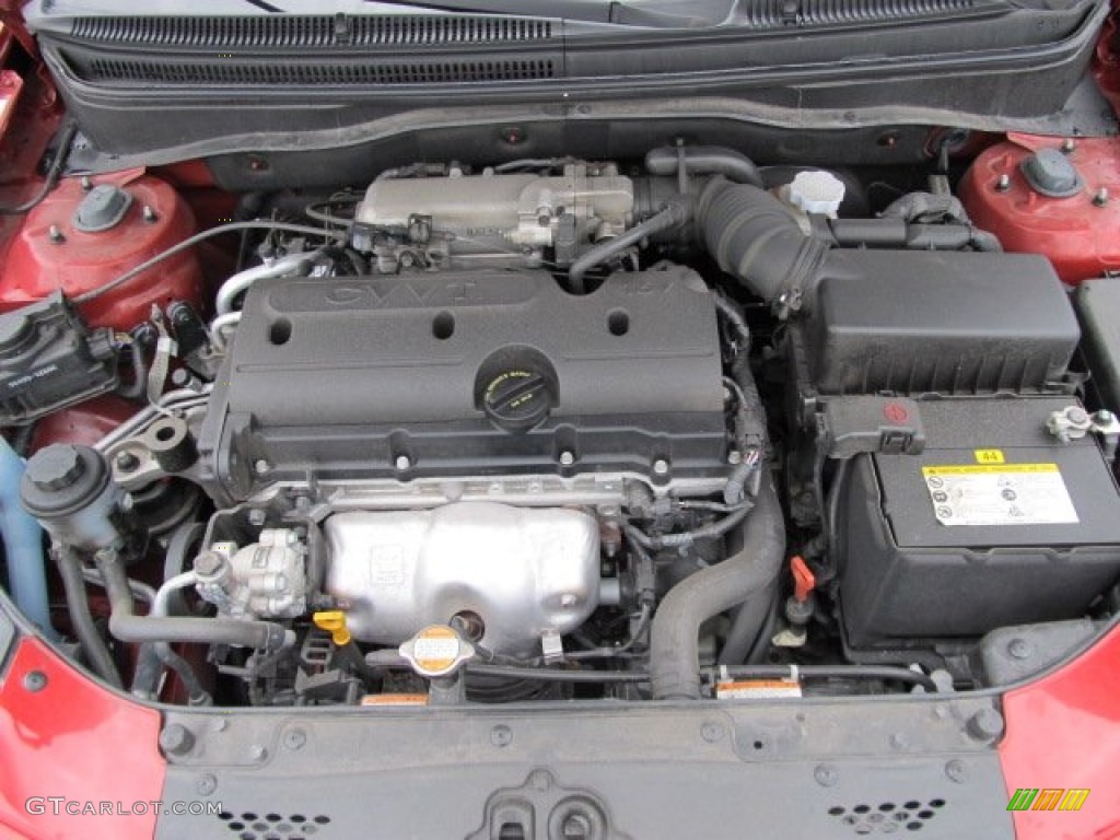 2010 Kia Rio Rio5 LX Hatchback 1.6 Liter DOHC 16-Valve CVVT 4 Cylinder Engine Photo #54769326