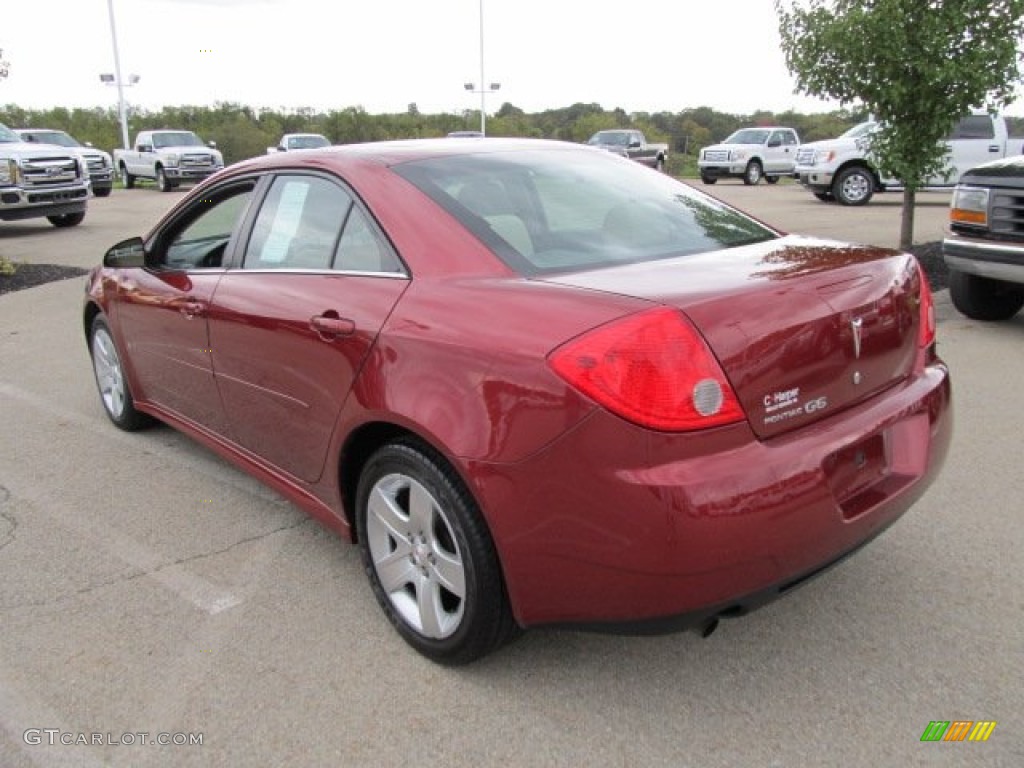 2009 G6 Sedan - Performance Red Metallic / Light Titanium photo #7
