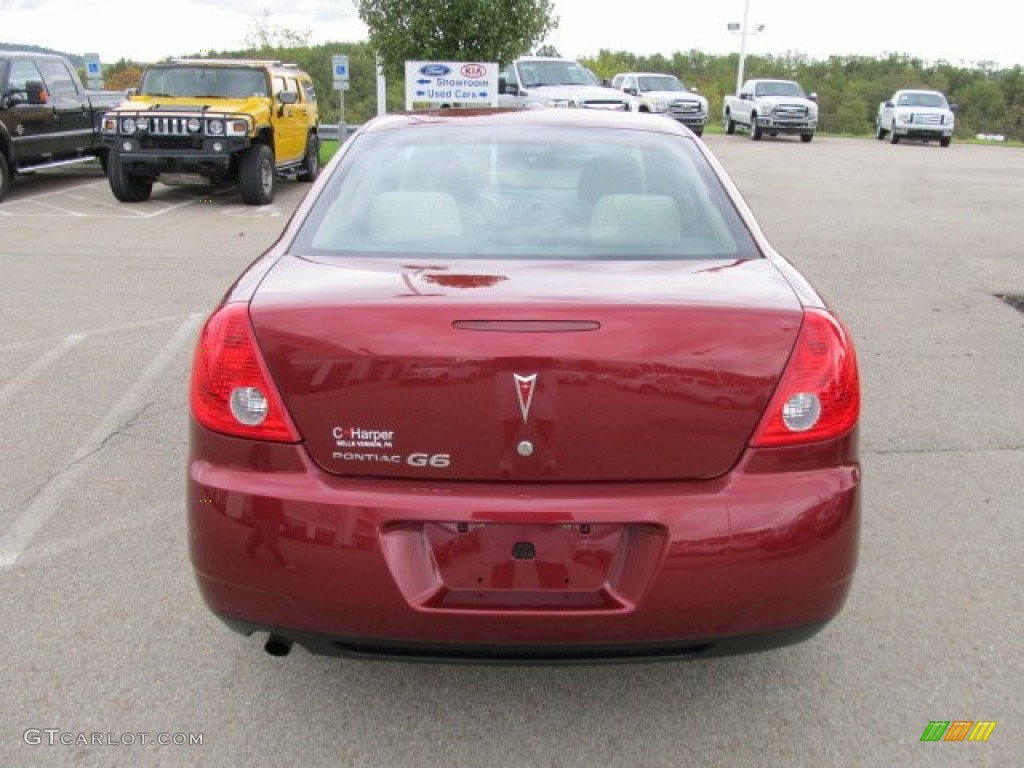 2009 G6 Sedan - Performance Red Metallic / Light Titanium photo #8