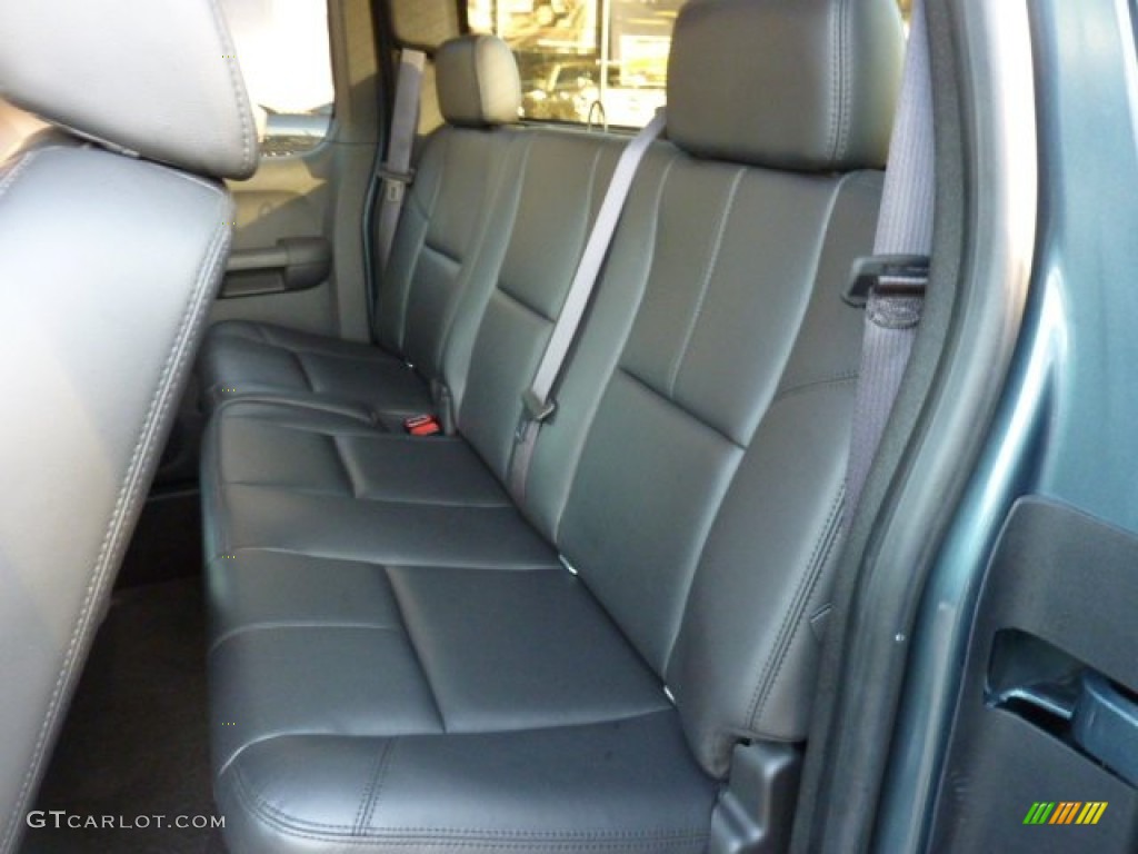 Ebony Interior 2007 Chevrolet Silverado 3500HD LTZ Extended Cab 4x4 Dually Photo #54771369