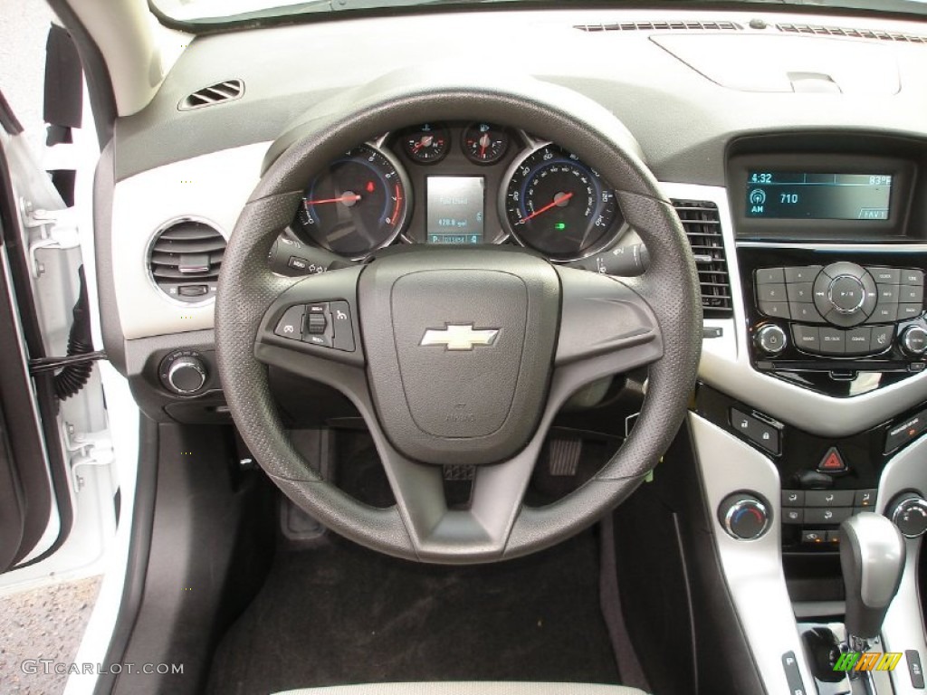2011 Chevrolet Cruze LT Medium Titanium Steering Wheel Photo #54771833