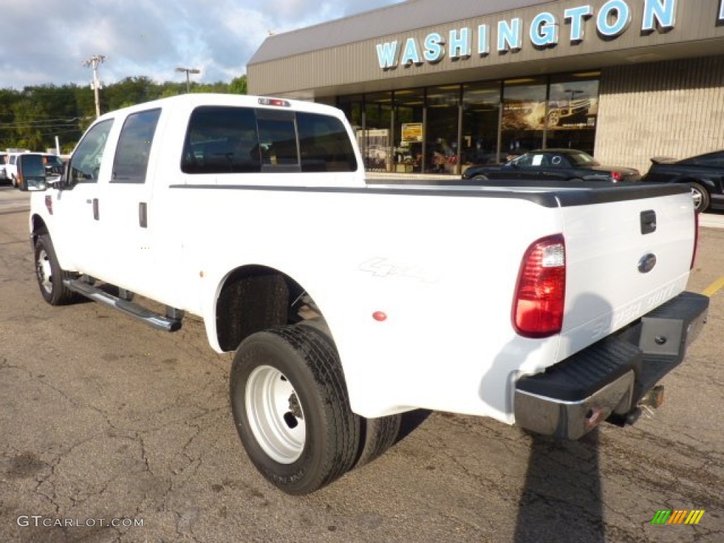 2010 F350 Super Duty XLT Crew Cab 4x4 Dually - Oxford White / Medium Stone photo #2