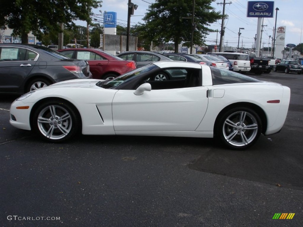2010 Corvette Coupe - Arctic White / Ebony Black photo #9
