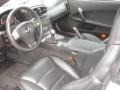 Ebony Black Interior Photo for 2010 Chevrolet Corvette #54772226
