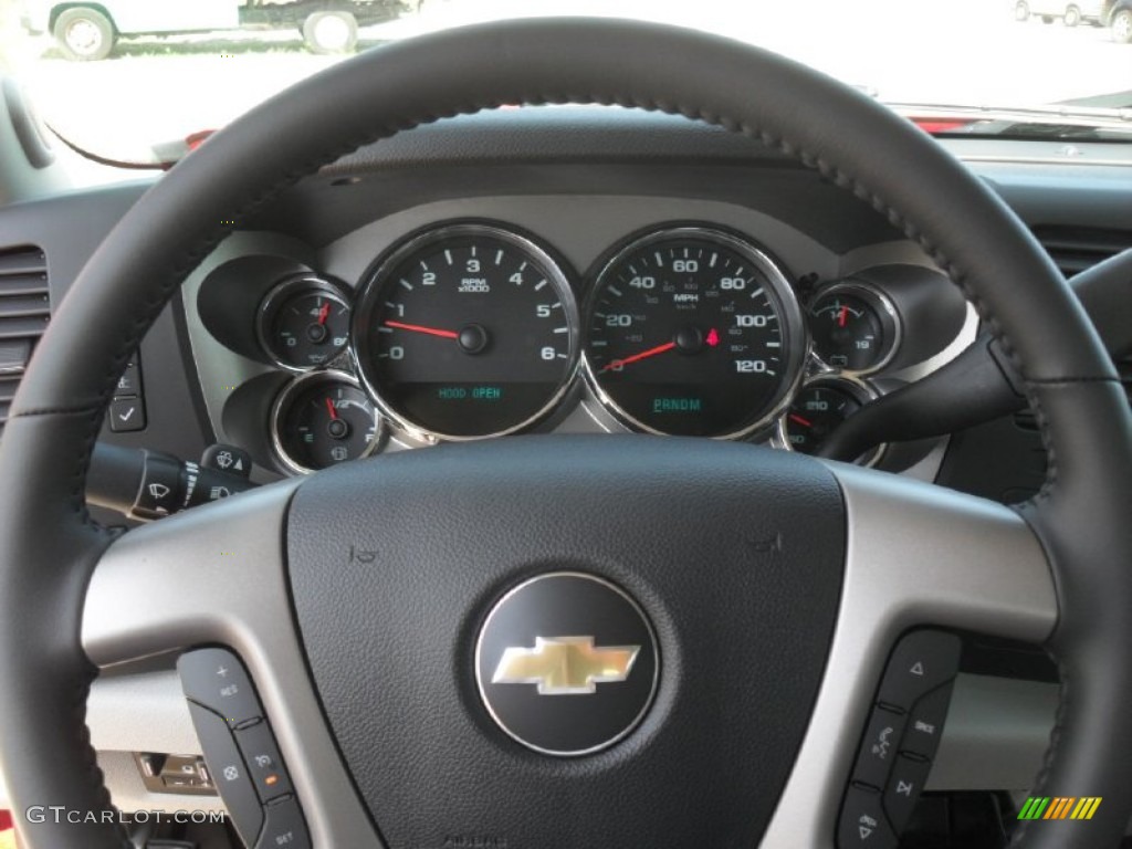 2011 Silverado 1500 LT Extended Cab 4x4 - Mocha Steel Metallic / Light Titanium/Ebony photo #12