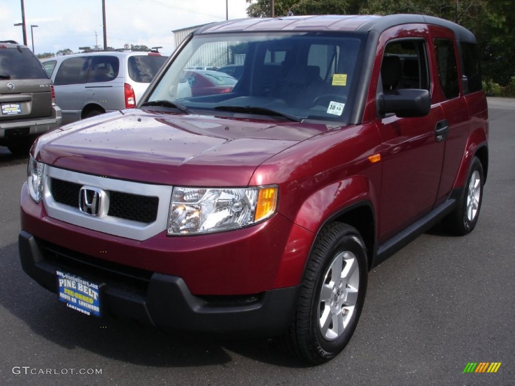 2010 Element EX 4WD - Tango Red Pearl / Gray photo #1