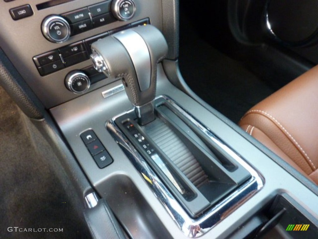 2011 Mustang V6 Premium Convertible - Ebony Black / Saddle photo #16