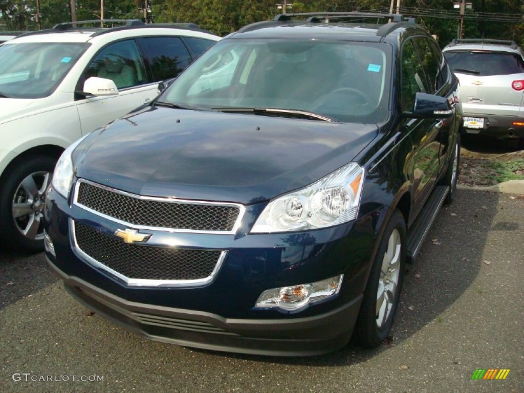 2011 Traverse LT - Dark Blue Metallic / Ebony/Ebony photo #1